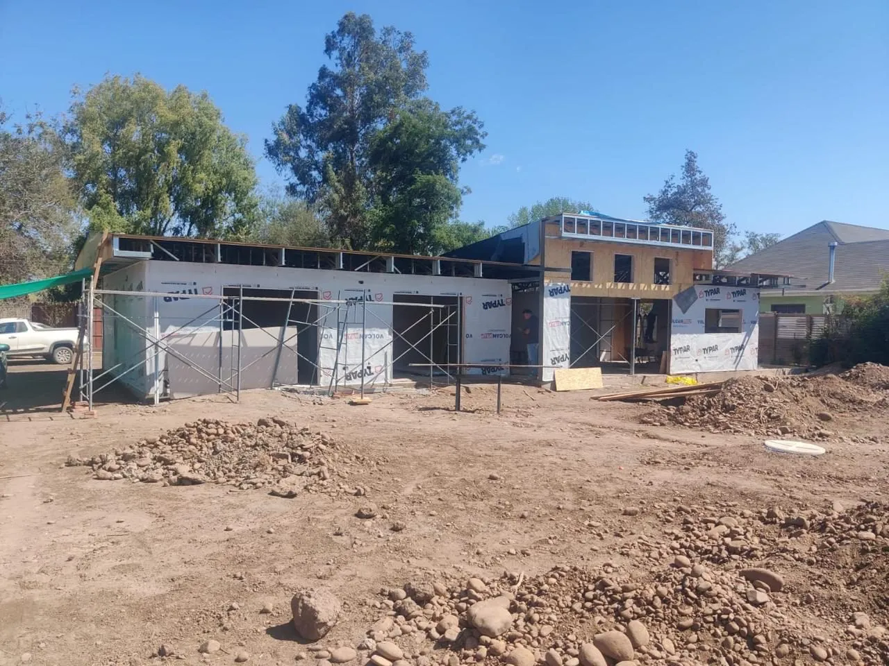Casa La Trilla, otra vista de la obra